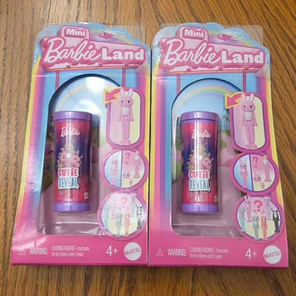 2 Barbie Mini Cutie Reveal Doll Random Model